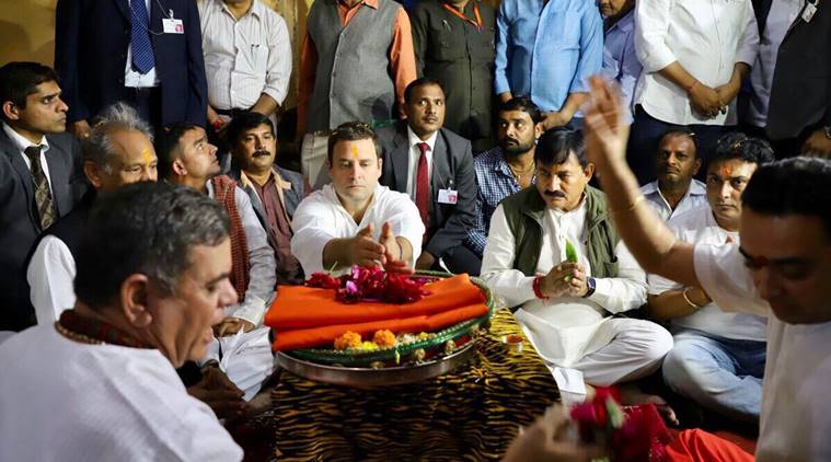 Rahul Gandhi kicks off Gujarat tour, offers prayers at Somnath Temple