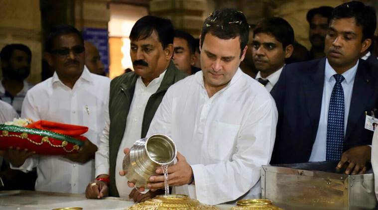 Rahul Gandhi kicks off Gujarat tour, offers prayers at Somnath Temple