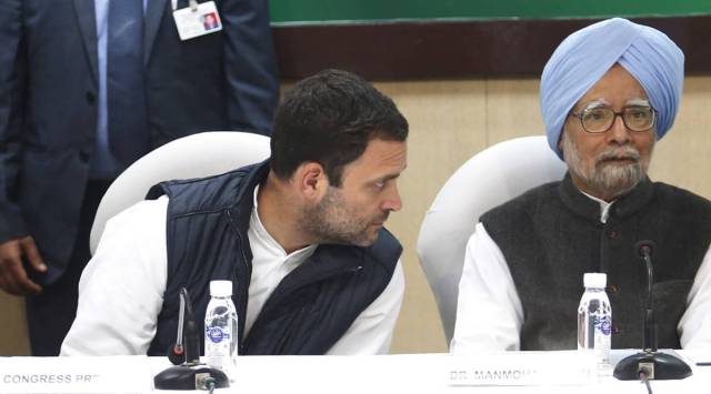 Manmohan Singh, Congress, Rahul Gandhi, CWC meet, Congress Working Committee meeting, 2019 Elections, Congress campaign, Indian Express