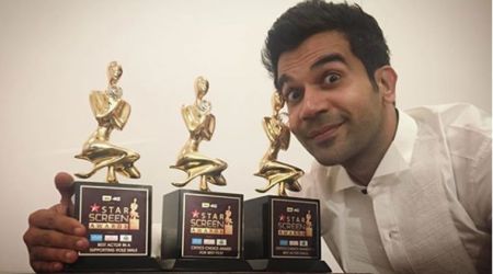 Rajkummar Rao won 3 bigs at Star Screen Awards 2017