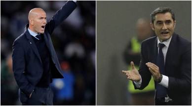 Real Madrid are trailing 11 points behind Barcelona.