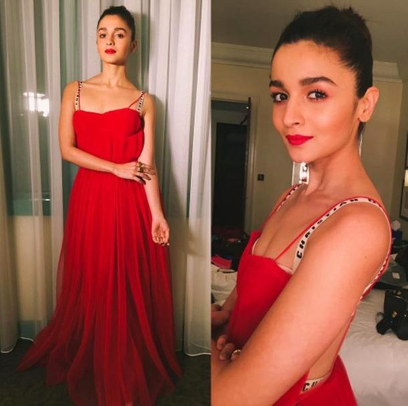 Red outfits on red carpet, red gowns, Aishwarya Rai Bachchan, Kareena Kapoor Khan, Katrina Kaif, Deepika Padukone, Deepika Padukone latest photos, Kangana Ranaut, Alia Bhatt, Anushka Sharma Virat Kohli