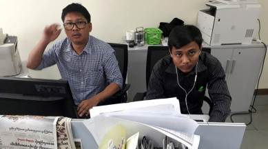 reuters journalist, reuters journalists in Myanmar, Myanmar journalists in remand, Official Secrets Act, Myanmar news, indian express news