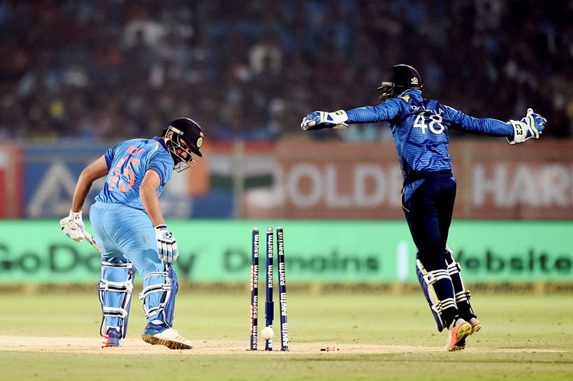 India vs Sri Lanka, Kuldeep Yadav, Yuzvendra Chahal, Sri Lanka tour of India 2017, Shikhar Dhawan, sports gallery, cricket photos, Indian Express