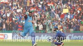 Rohit Sharma scored his third double century.