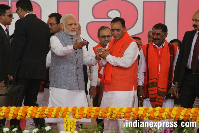 Gujarat CM Vijay Rupani sworn-in