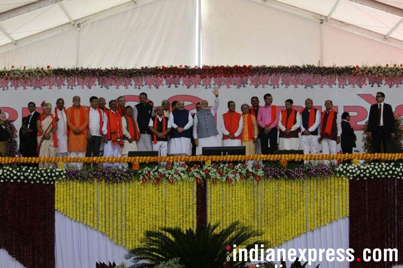 Gujarat CM Vijay Rupani sworn-in
