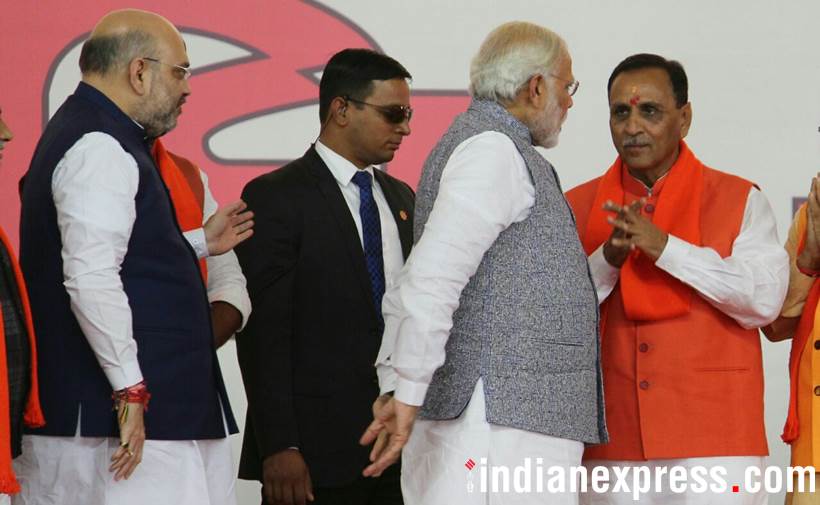 Gujarat CM Vijay Rupani sworn-in