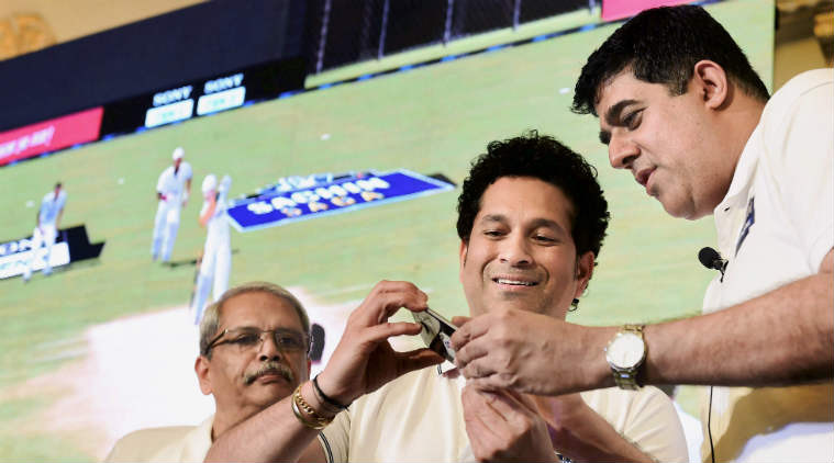 In an event in Bengaluru, batting maestro Sachin Tendulkar unveiled the Sachin Saga Cricket Champions gaming app, based on his life and cricketing career.