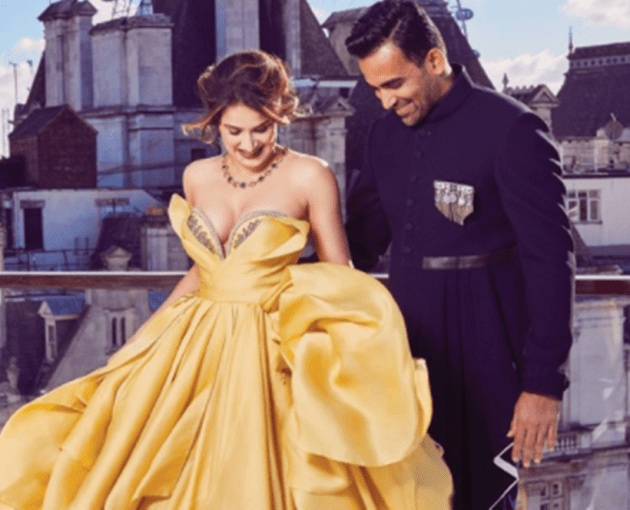 Zaheer Khan with wife Sagarika Ghatge