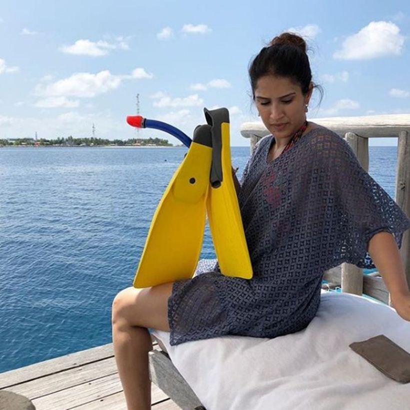 Zaheer Khan wife Sagarika Ghatge on honeymoon