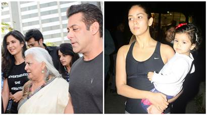 Salman Khan, Katrina Kaif, Mira Rajput, Misha kapoor