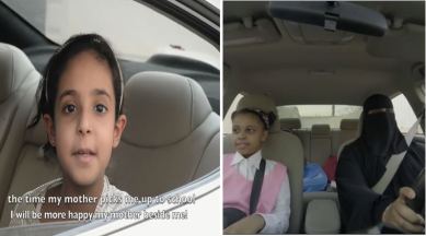 saudi arabia, women driving, women driving prejudice, women driving negative remarks, saudi women driving ban, viral video, indian express