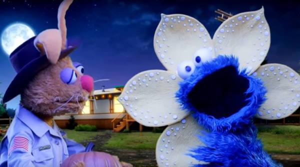 stranger things, sesame street, sesame street muppets, puppets sesame street, stranger things spoof, stranger things parody, upside down, indian express, indian express news