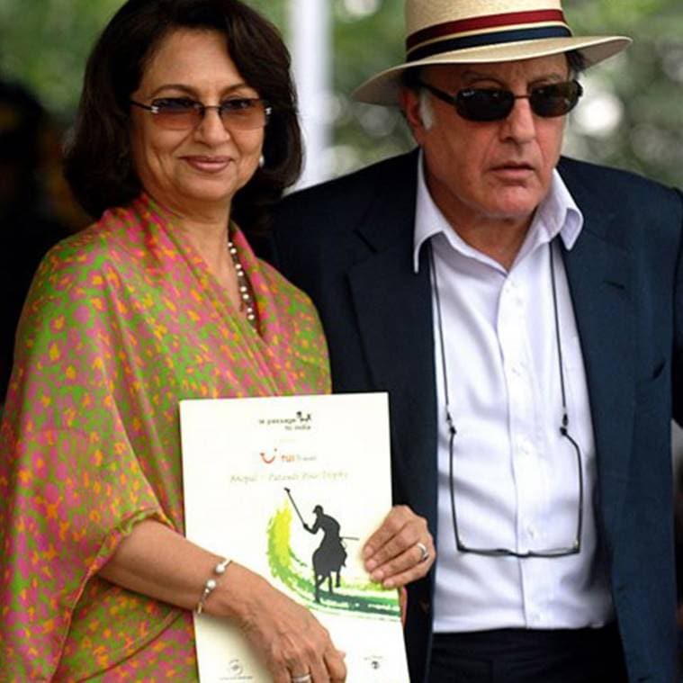 Sharmila Tagore and Mansoor Ali Khan Pataudi.
