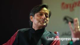 Former Union minister and Congress leader Shashi Tharoor.