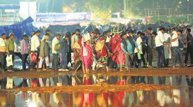 Ambedkar death anniversary in Mumbai's Shivaji Park