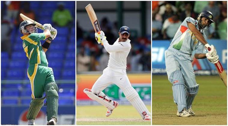 Ravindra Jadeja joins Yuvraj Singh and others who have hit six sixes in ...