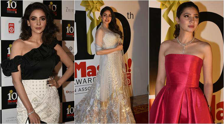 Sridevi, Mahira Khan and Saba Qamar win big at awards show in Dubai ...