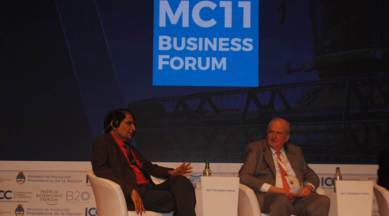 Suresh Prabhu on food security issue at WTO