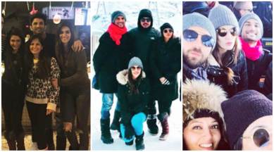 Sushant Singh Rajput and Kriti Sanon new year holiday photos