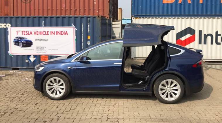 First Tesla Model X Suv Arrives In India Electrifies Social Media Auto Travel News The Indian Express