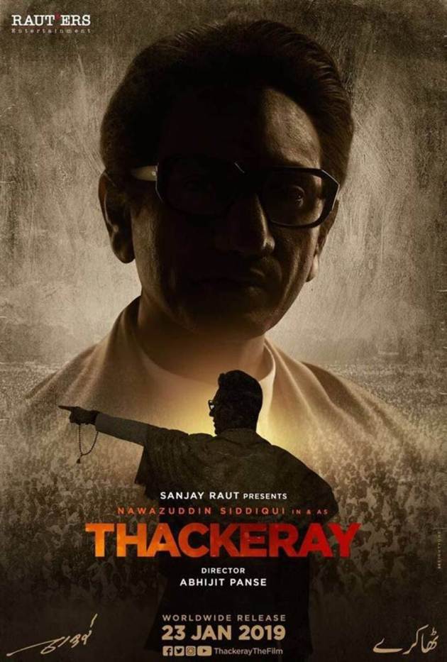 thackeray film poster shared by nawazuddin siddiqui