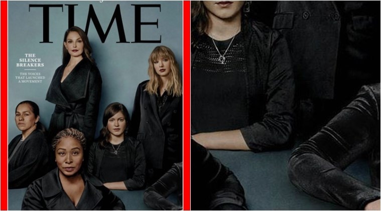 time magazine cover, time magazine, time magazine elbow, time magazine elbow on the cover, time magazine elbow, time magazine, time magazine silence breakers, time magazine elbow anonymous silence breakers, time magazine silence break by anonymous elbow, indian express, indian express news