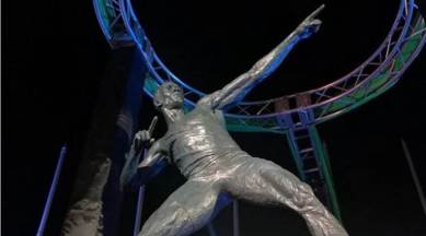 Usain Bolt's statue in Jamaica