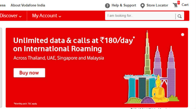 Vodafone roaming