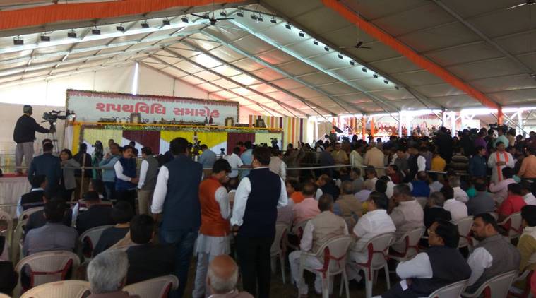 Vijay Rupani swearing-in LIVE UPDATES: PM Modi arrives in Ahmedabad