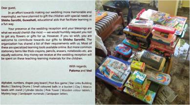 couple donate wedding money, wedding gifts for charity, wedding gifts to NGO, couple donate wedding money charity, good news, indian couple donate wedding money, viral news, indian express