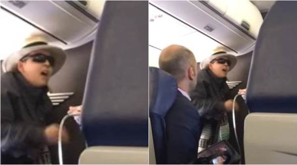 woman threatens to kill people on flight, woman wants to kill people on flight, woman stopped smoking, viral video, indian express, indian express news