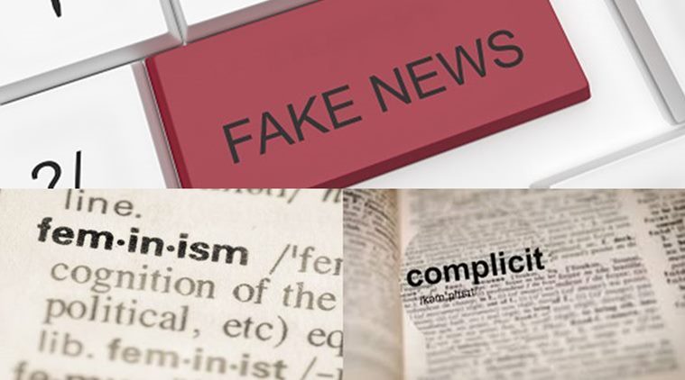 fake news feminism complicit words