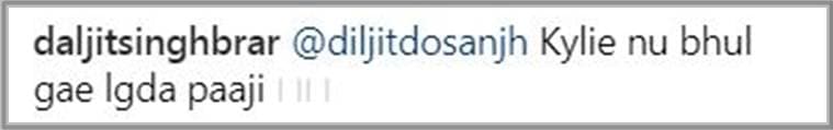 diljit dosanjh comment on gal gadot photo