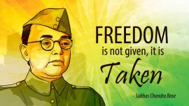 Netaji Subhash Chandra Bose, Netaji Subhas Chandra, Subhash Chandra Bose Birthday, Subhas Chandra Bose birthday, netaji quotes, Subhash Chandra Bose Jayanti Subhas Chandra Bose Images Subhash Chandra Bose Speech, indian express, indian express news