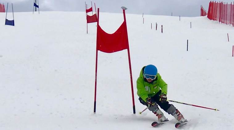 skiing in Himachal, snowless slopes in Himachal, indian express, indian express news
