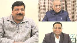 AAP, Rajya Sabha Elections, AAP Rajya Sabha Election nominees, Sanjay Singh, Sushil Gupta, AAP Rajya Sabha candidates, AAP nominates businessmen to Rajya Sabha, Indian Express