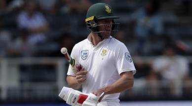 India vs South Africa, AB de Villiers, AB de Villiers injury, AB de Villiers finger injury, India tour of South Africa 2018, sports news, cricket, Indian Express