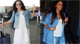 Taapsee Pannu, Taapsee Pannu latest photos, Taapsee Pannu fashion, Taapsee Pannu airport fashion, Neha Dhupia, Neha Dhupia latest photos, Neha Dhupia fashion