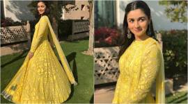 Alia Bhatt, Alia Bhatt latest photos, Alia Bhatt yellow outfits, Alia Bhatt lehenga, Alia Bhatt anarkali, vasant panchami yellow outfit ideas, katrina kaif, katrina kaif yellow lehenga, Esha Gupta, Esha Gupta latest photos, Esha Gupta fashion, Esha Gupta yellow sari