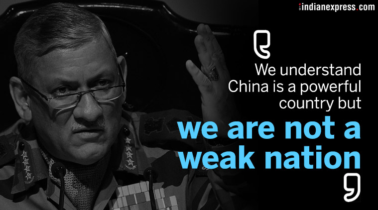 How Army Chief Bipin Rawat has reacted to Pakistan, China