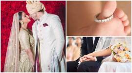 Asin Rahul Sharma wedding anniversary daughter picture