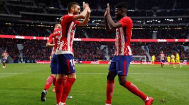 Atletico Madrid, Atletico Madrid news, Atletico Madrid updates, Diego Costa, Las Palmas, sports news, football, Indian Express
