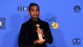 aziz ansari golden globes first asian