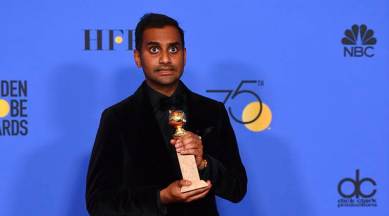 aziz ansari golden globes first asian
