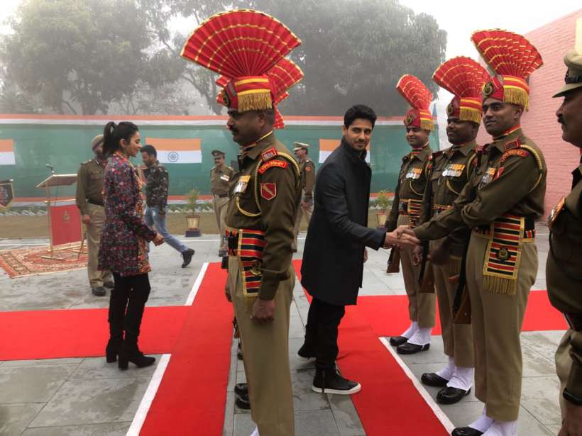 aiyaary team at wagha border on republic day