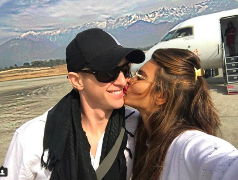aashka goradia with husband brent goble in himachal pradesh