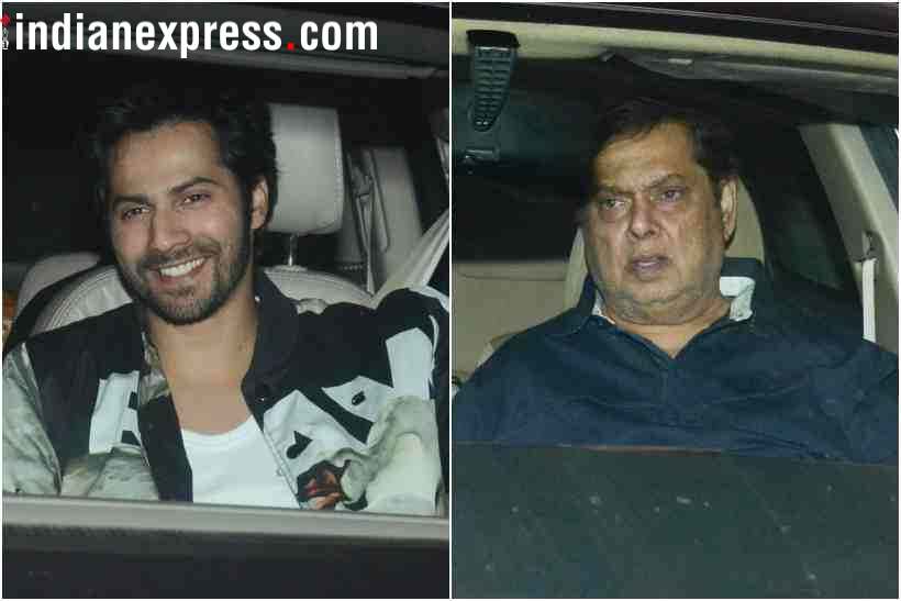 photos of varun dhawan at padmaavat screening