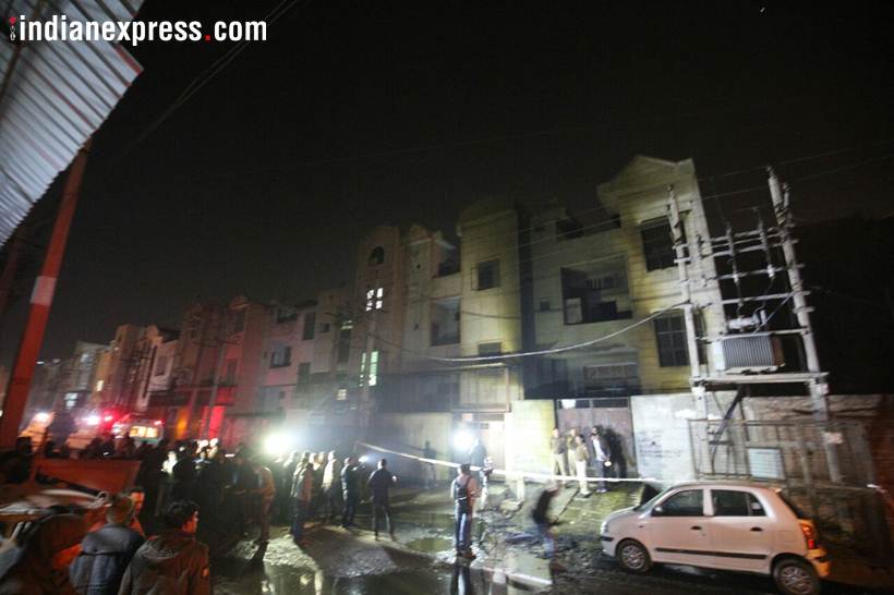 Massive fire rips through twostoreyed factory in Delhi, kills 17